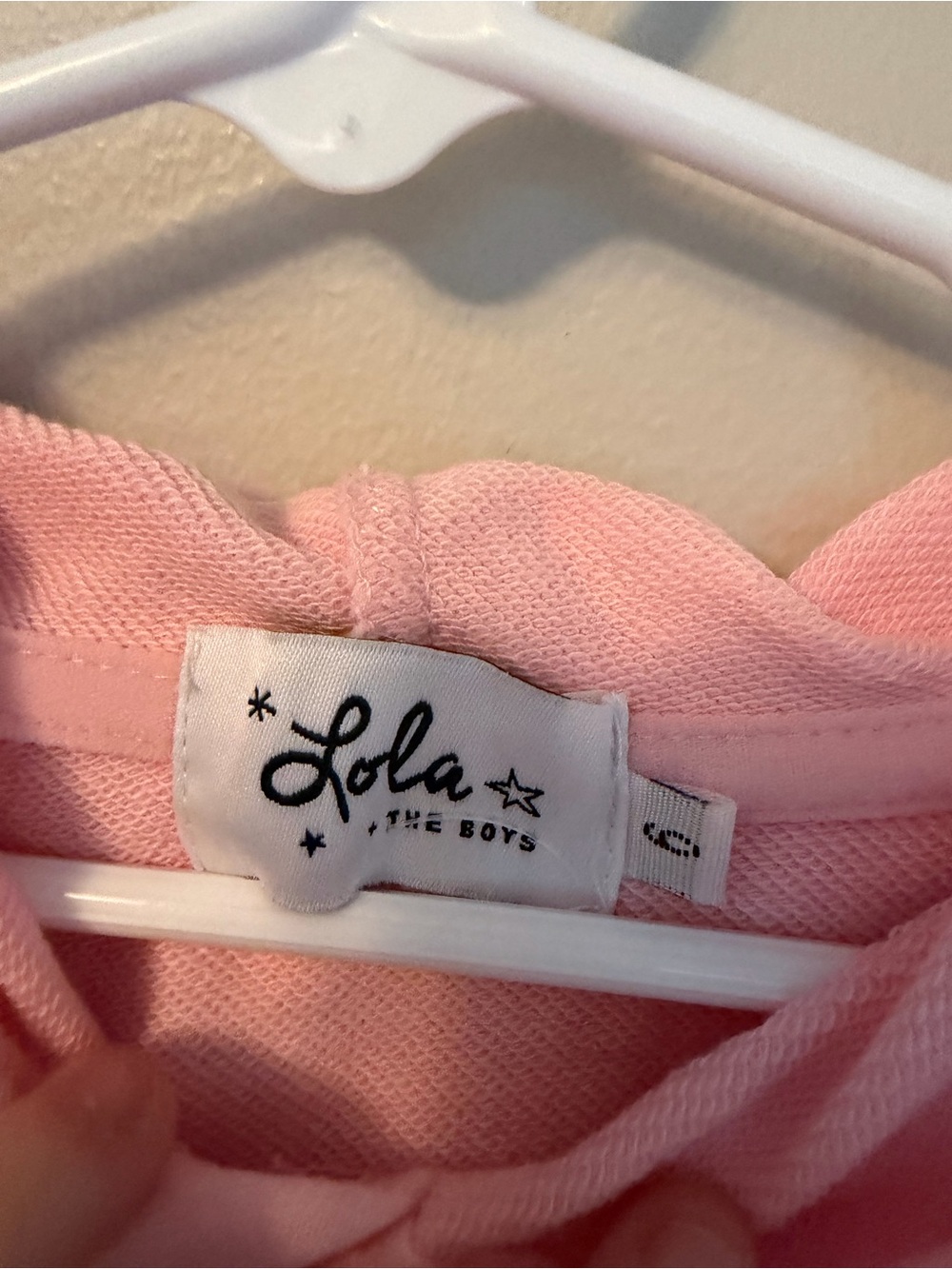 Lola + the Boys Pink "B-Day Girl" Sequin Hoodie for Kids - Picture 4 of 4